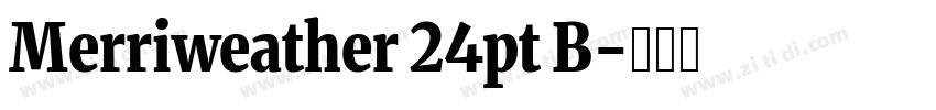 Merriweather 24pt B字体转换 Merriweather 24pt B字体转换